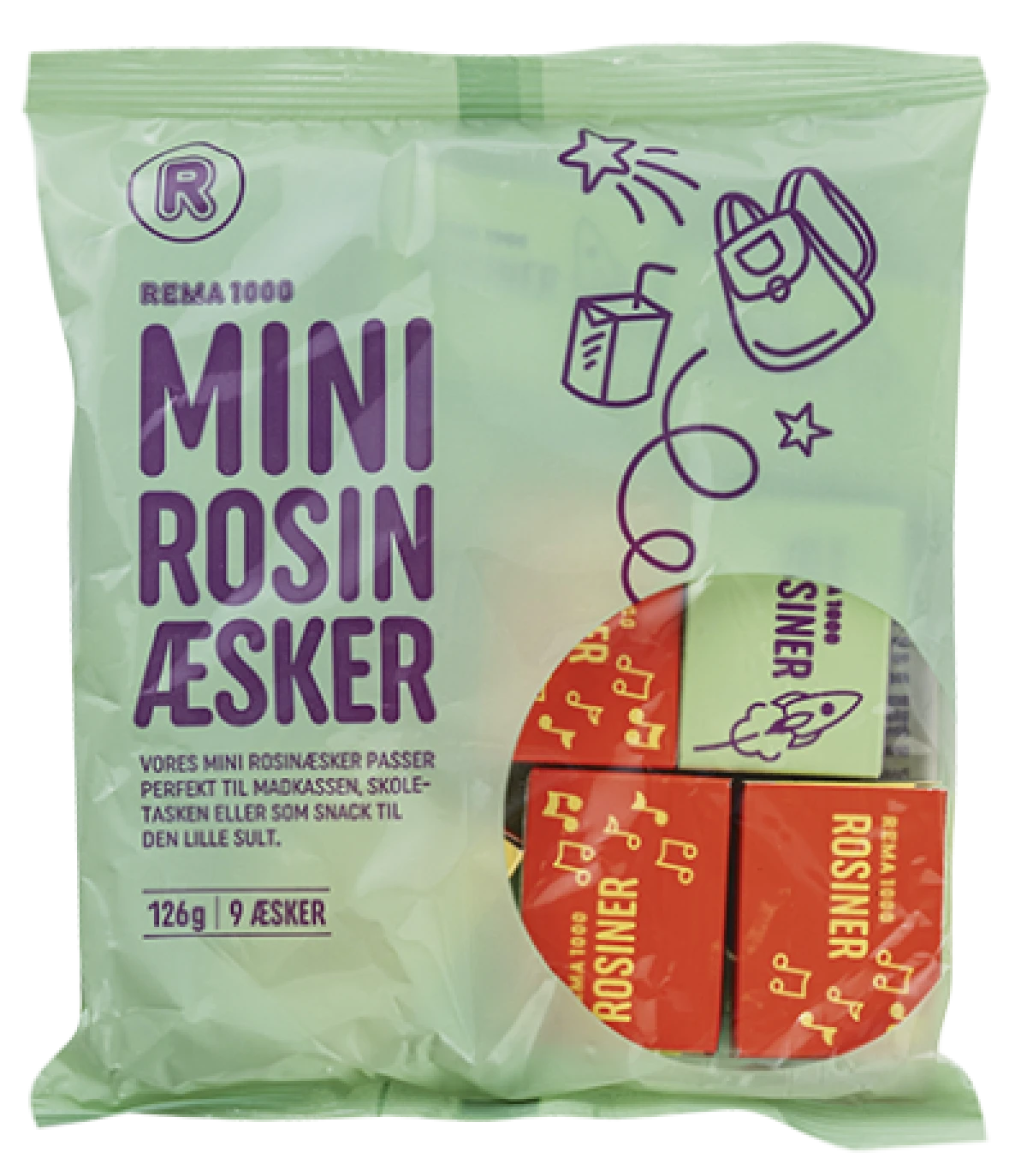 Rema 1000 Mini Rosinæsker