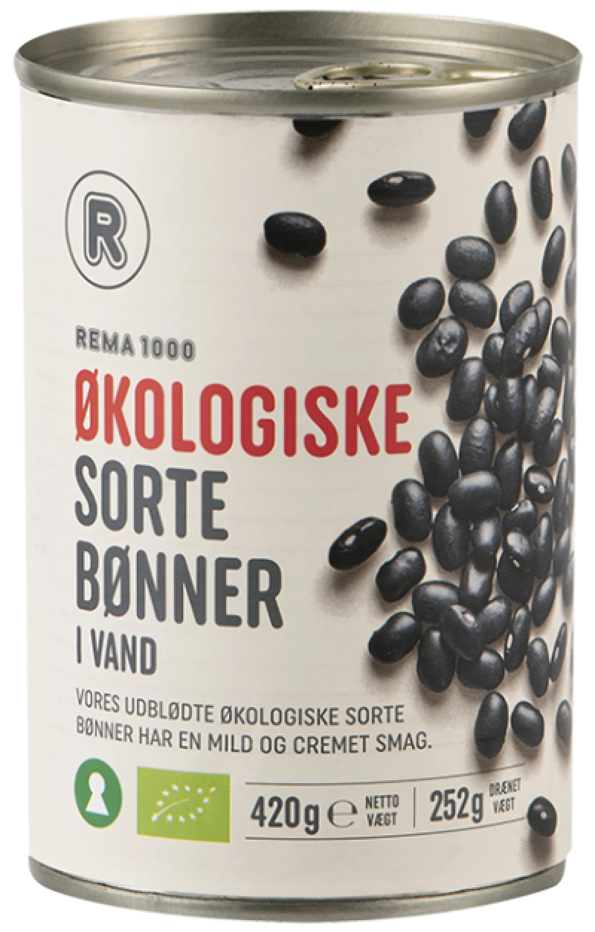 Rema 1000 sorte bønner 252 g