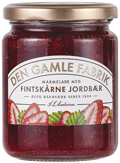 Fintskårne Jordbær