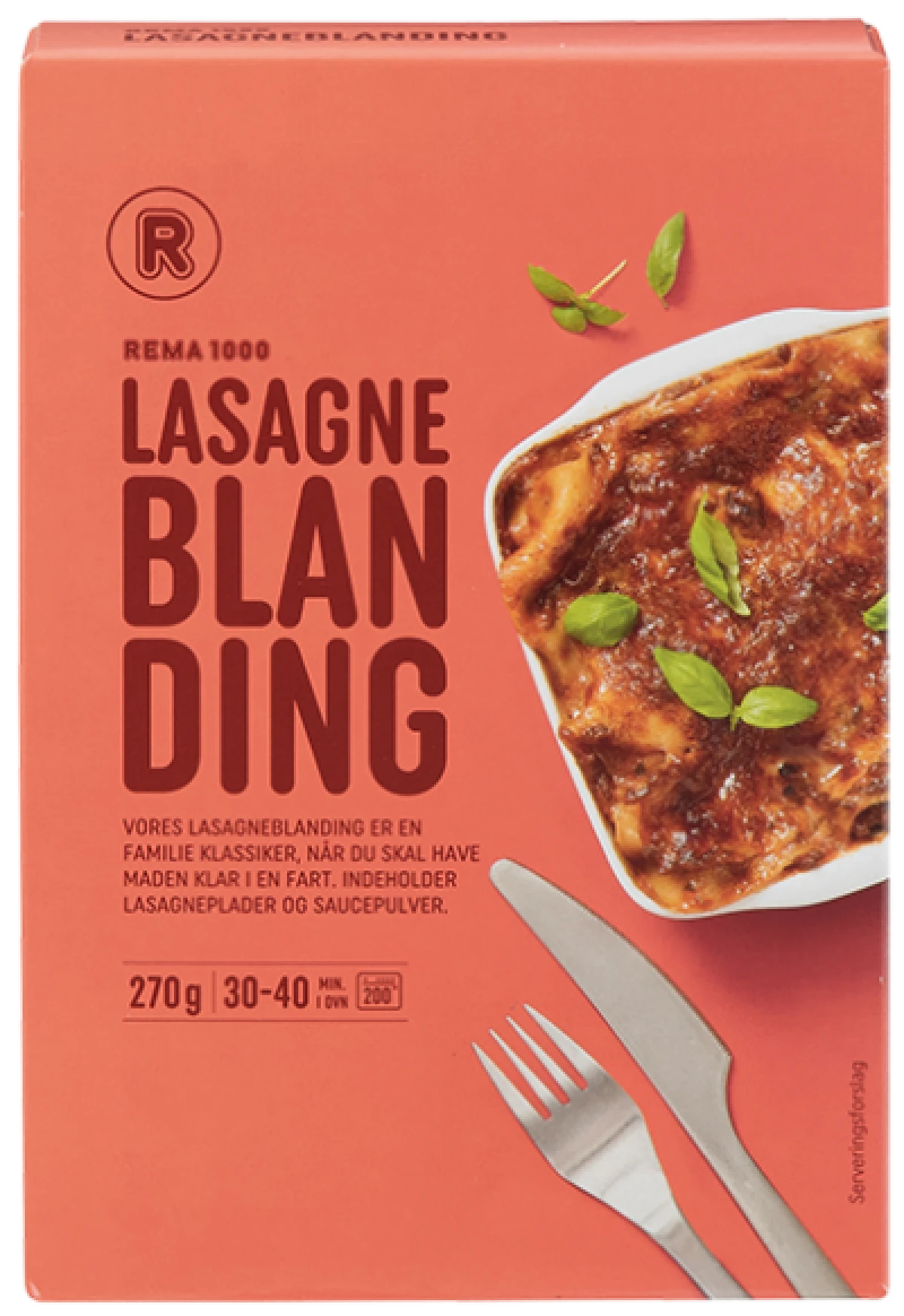 Rema 1000 Lasagneblanding