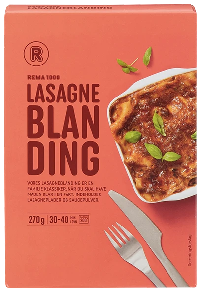 Lasagneblanding