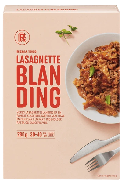 LASAGNETTEBLANDING