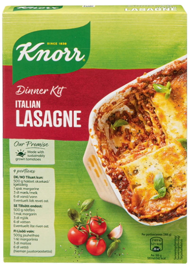 Italian lasagne