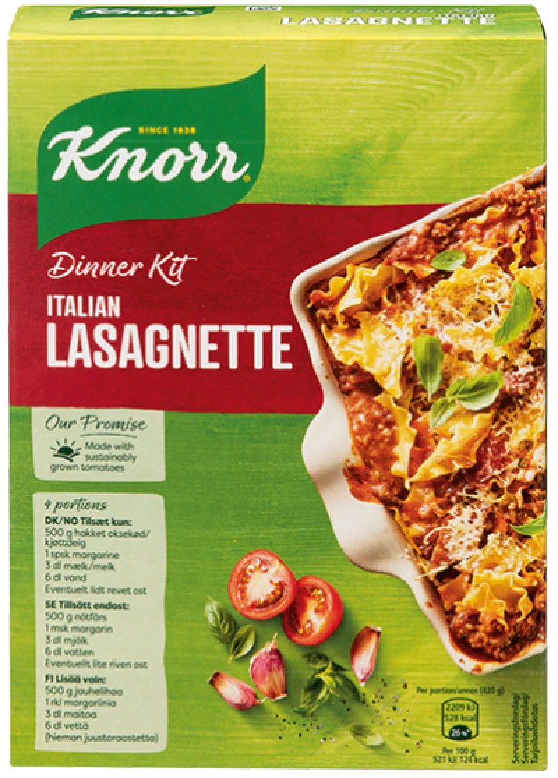 Italian lasagnette