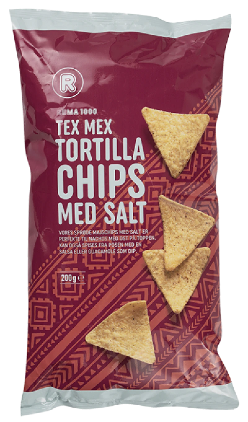 Tortilla chips salt