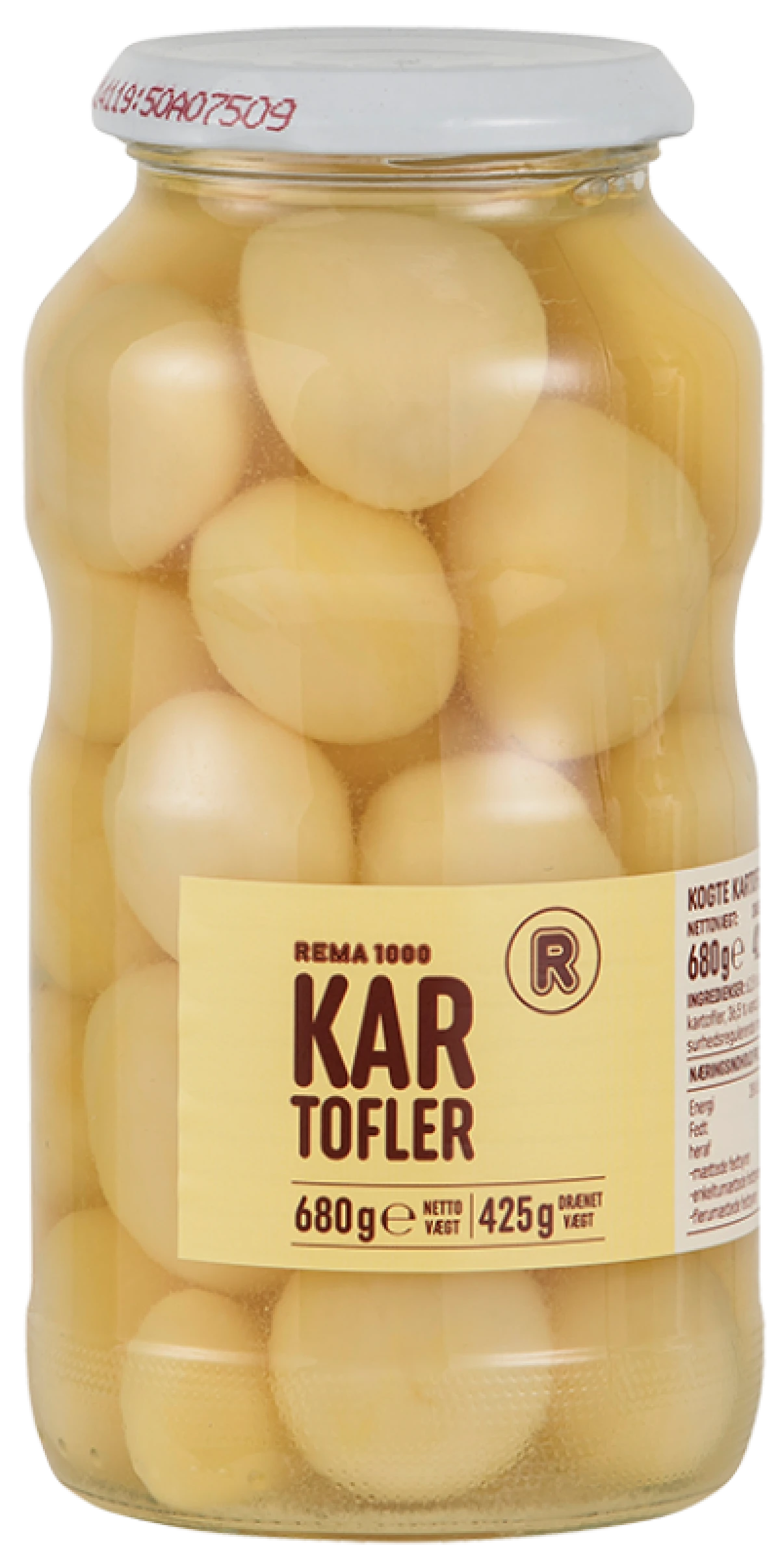 Rema 1000 Kartofler i Glas
