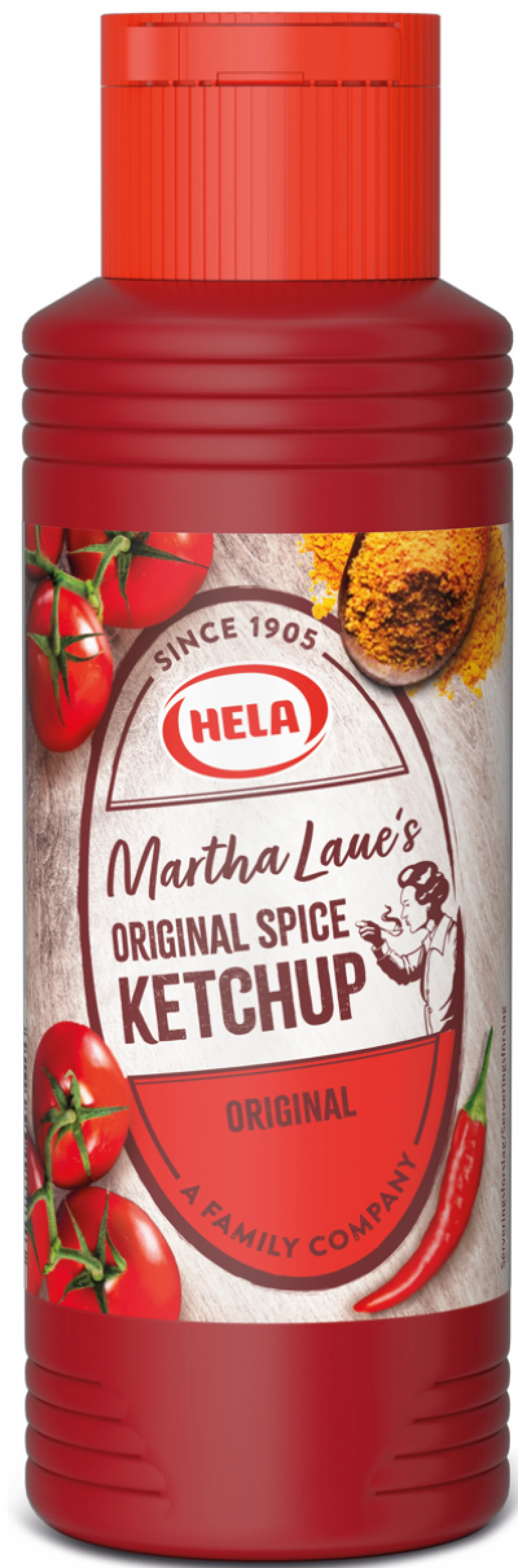 Hela, Tomatketchup m. krydderier