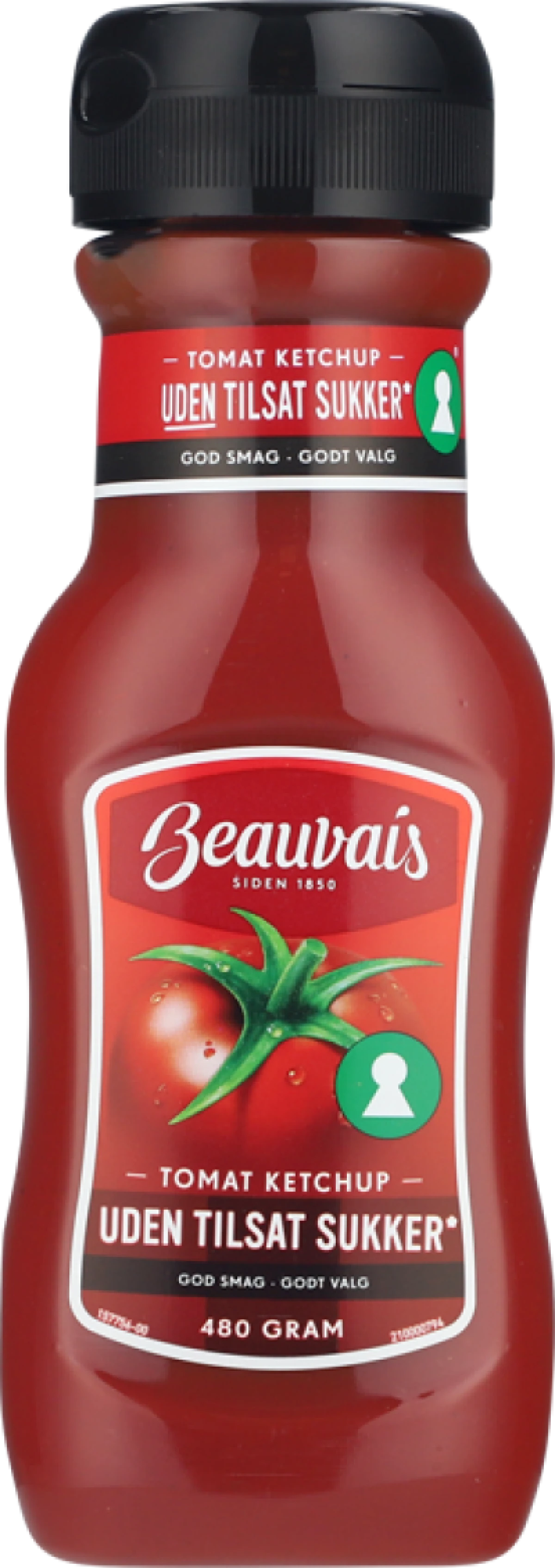 Beauvais, Tomatketchup u. tilsat sukker