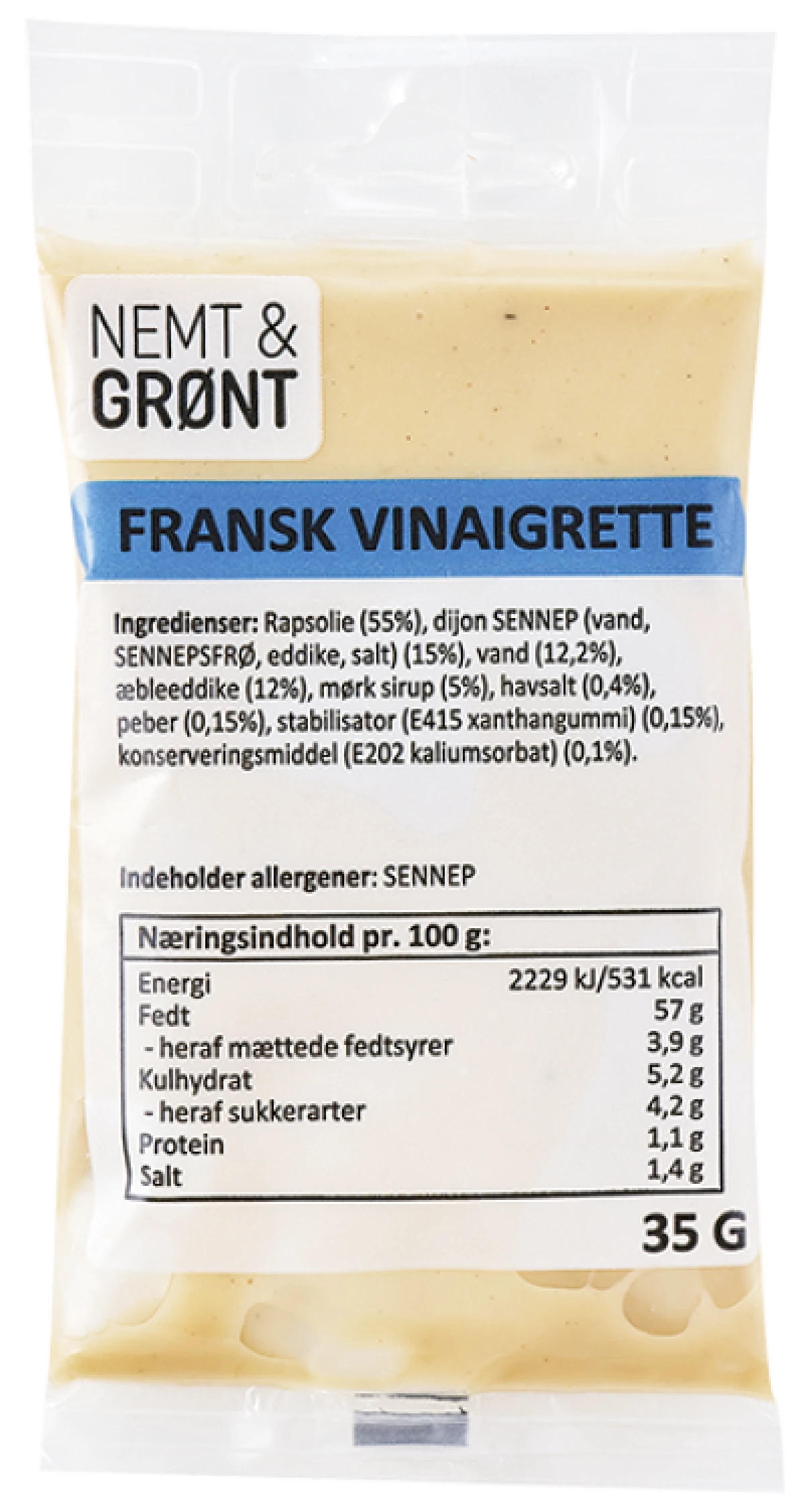Nemt & Grønt Fransk Vinaigrette