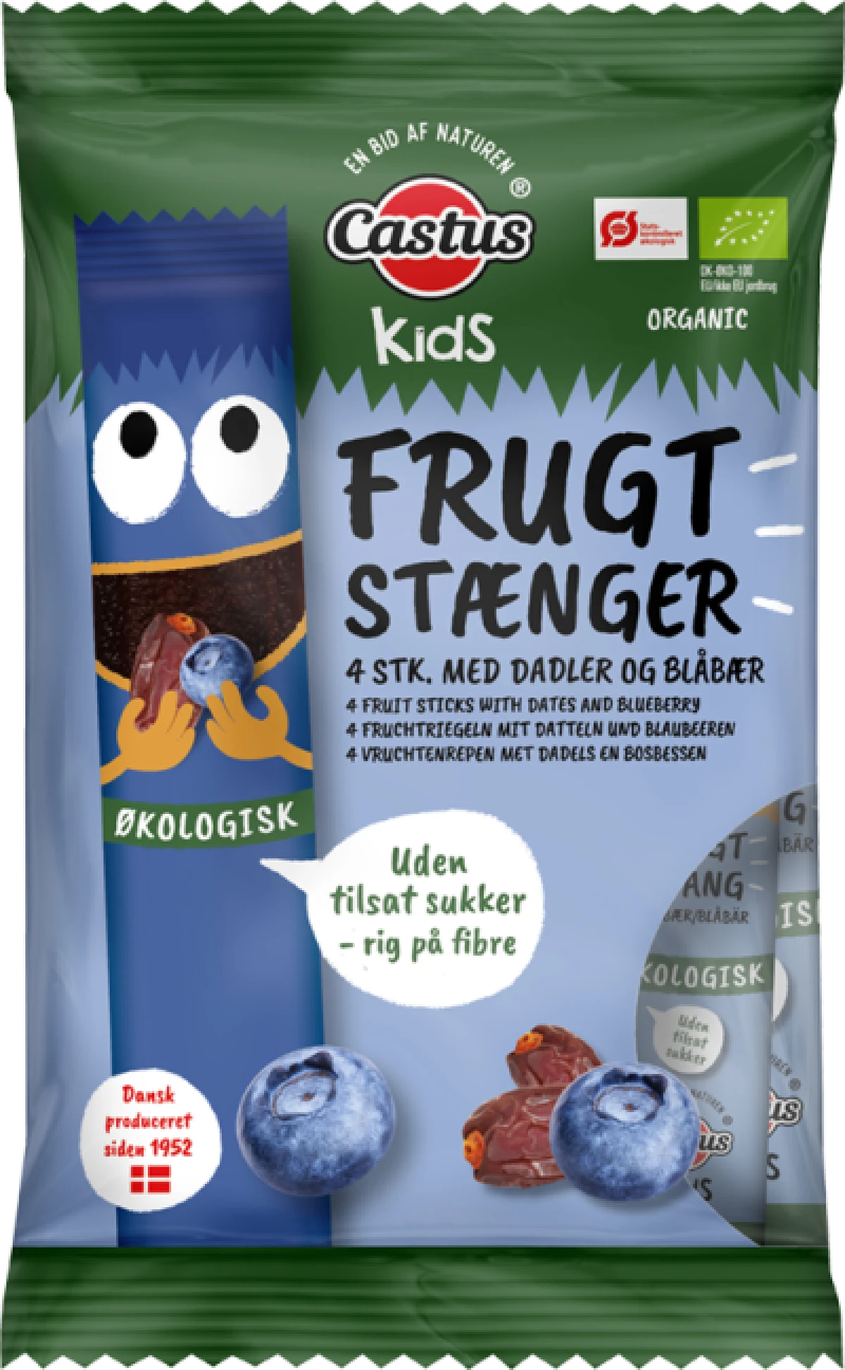 Castus Øko frugtstænger 80 g