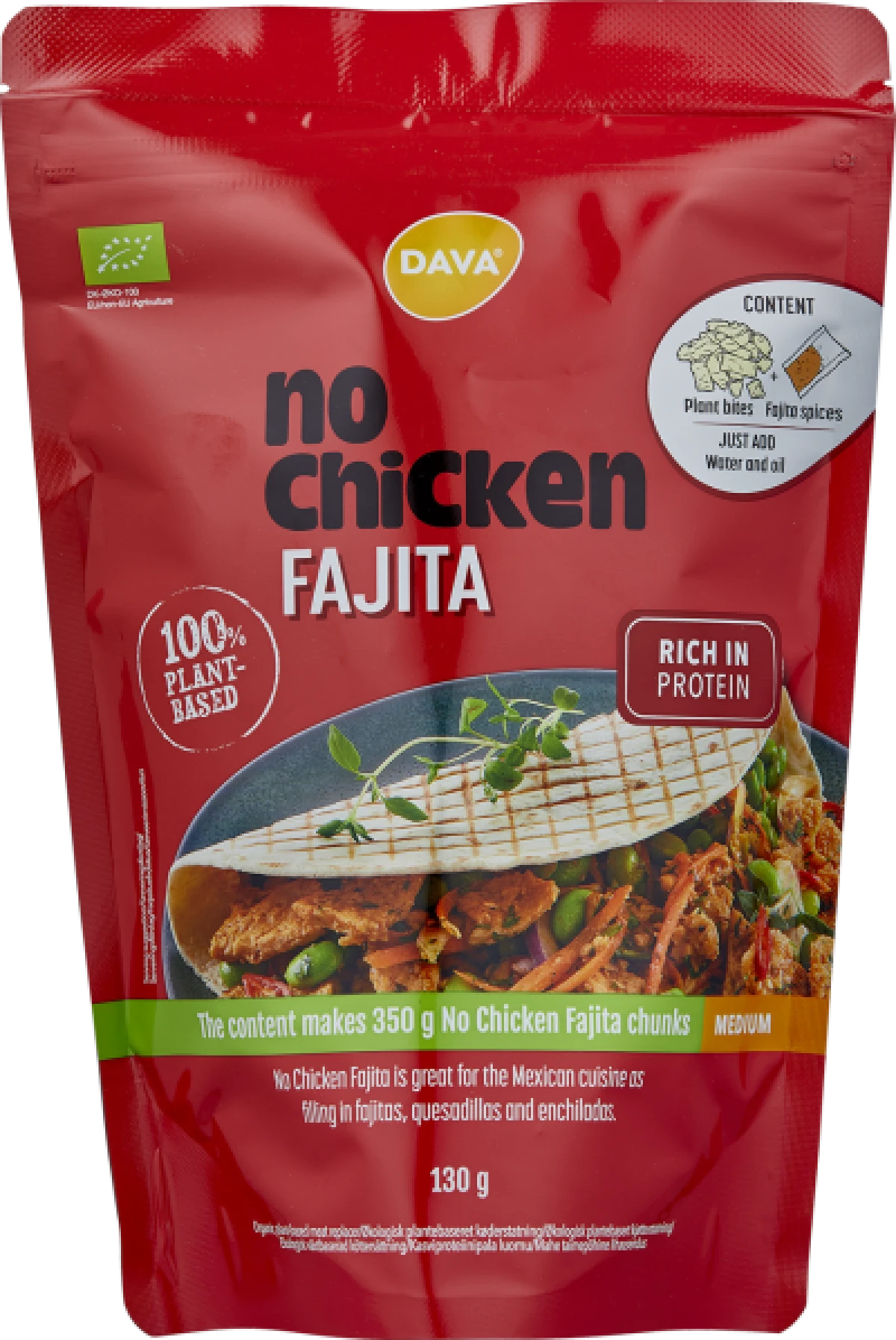 Dava No Chicken fajita 100 g