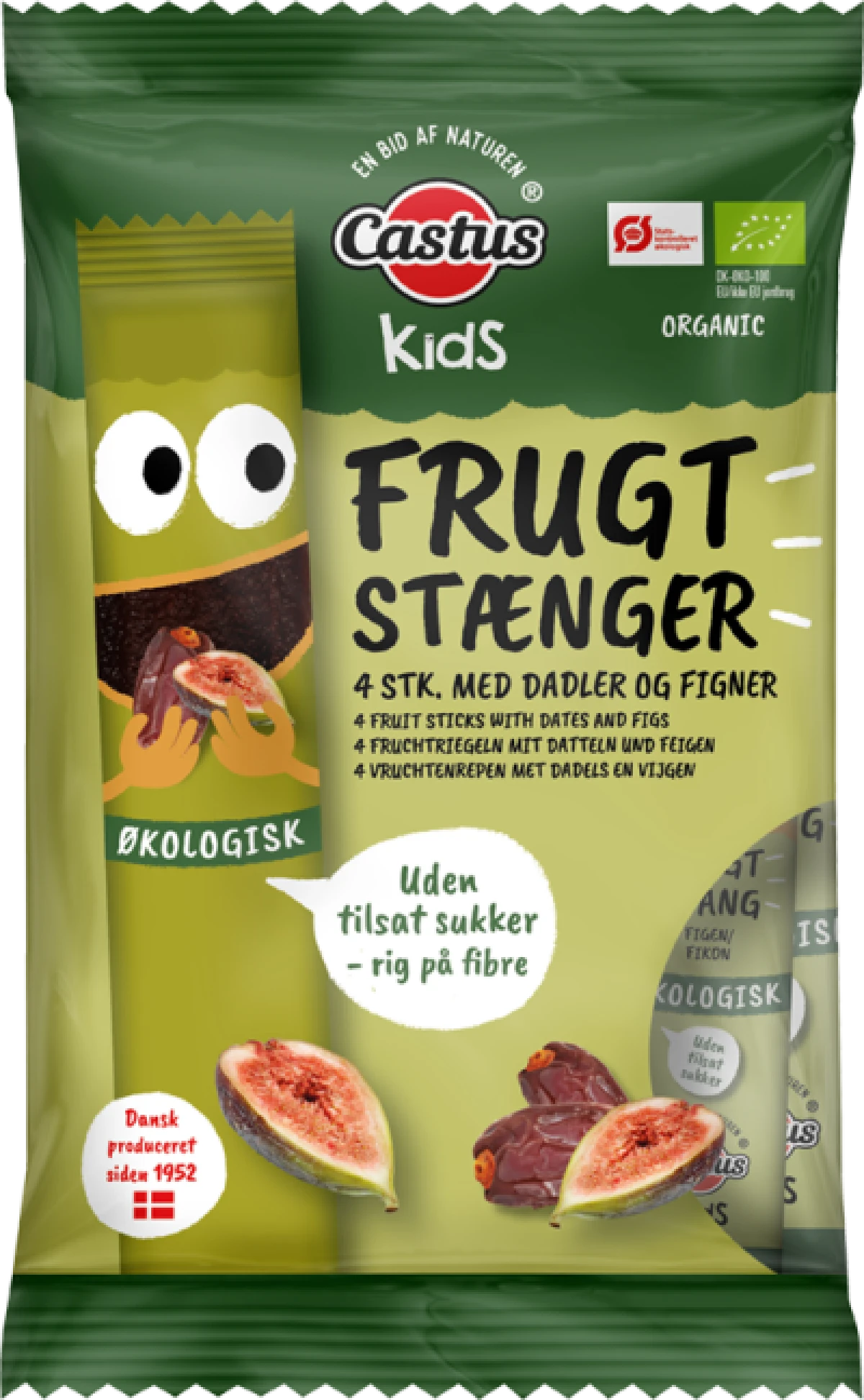 Castus Øko frugtstænger 80 g