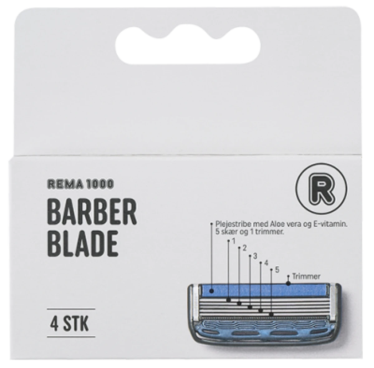Barberblade 4 stk