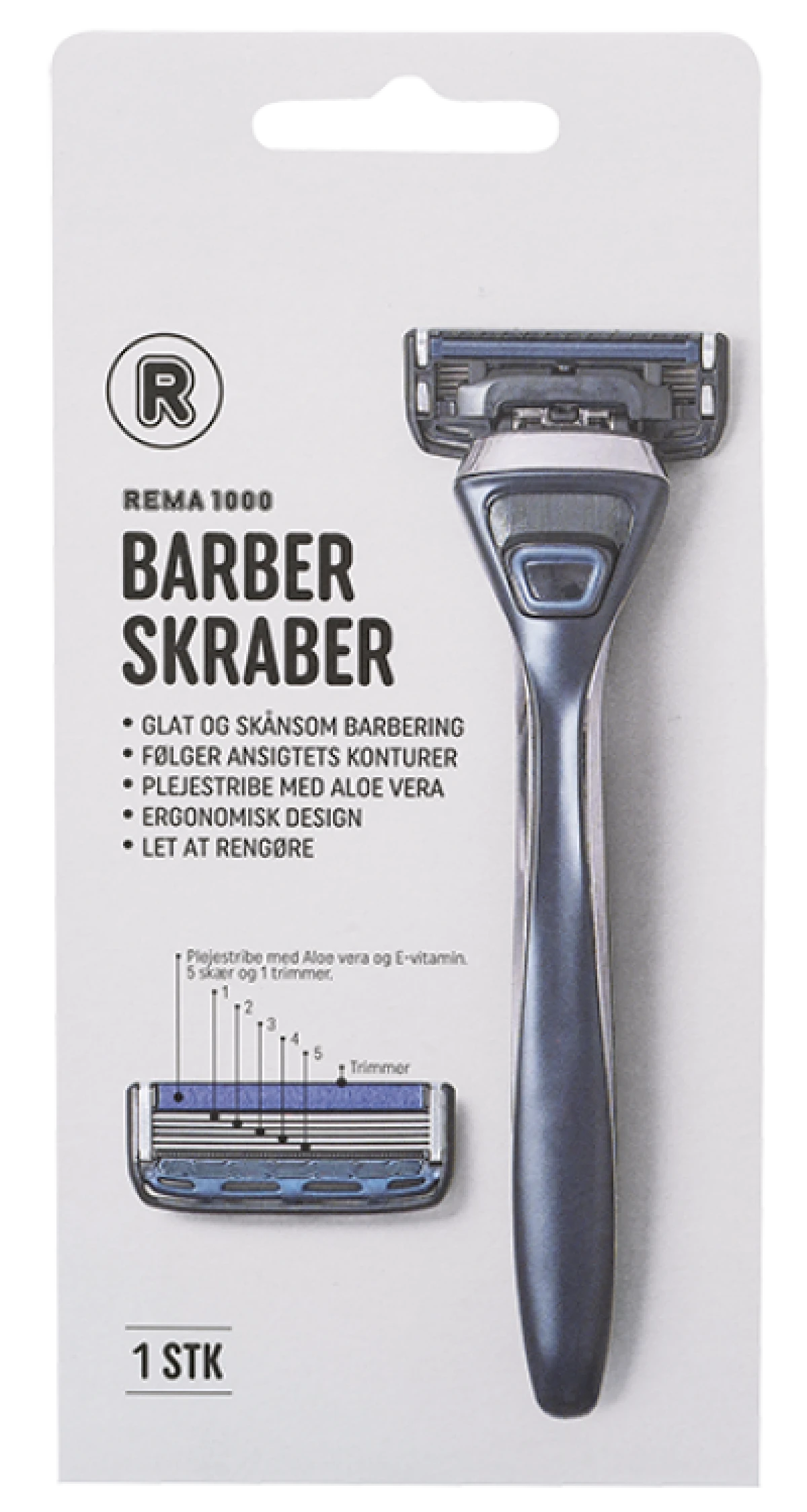 Barberskraber 1 stk