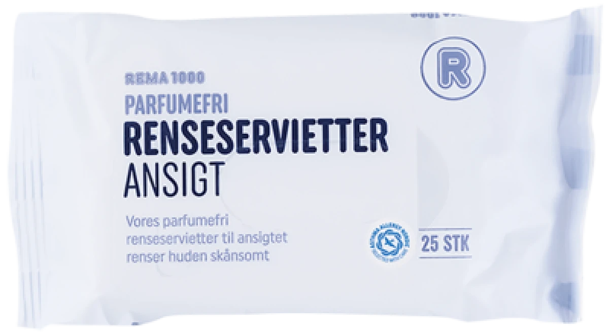 Rema 1000 Renseservietter ansigt