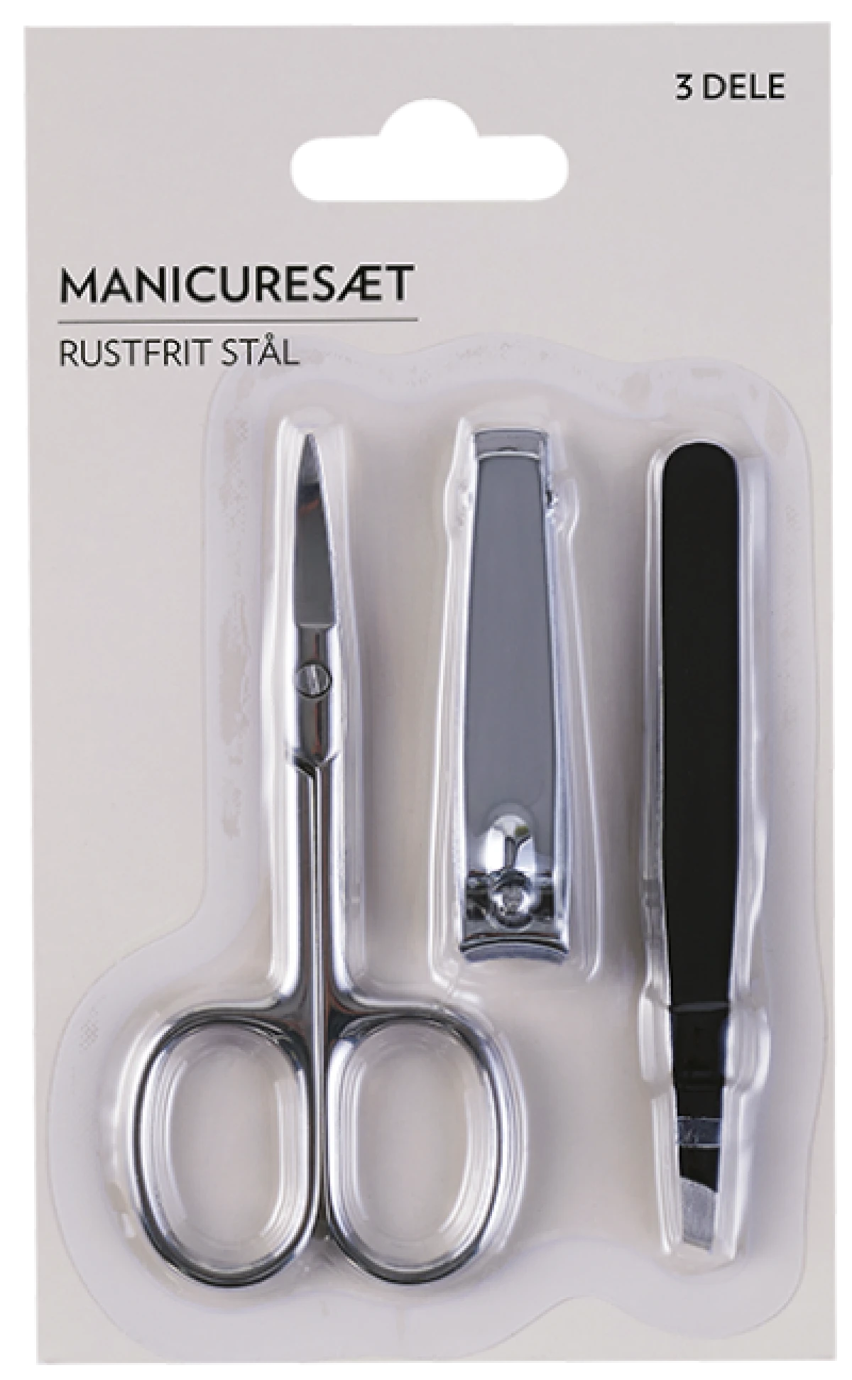 Manicuresæt rustfrit stål 1 sæt