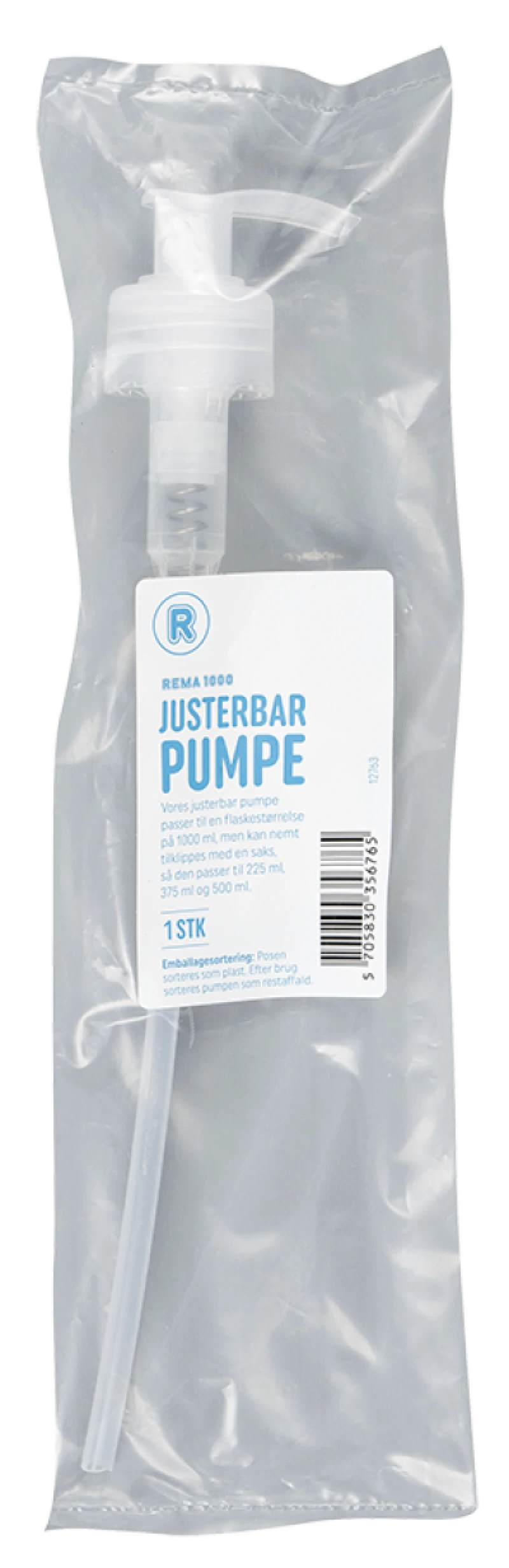 Justerbar pumpe