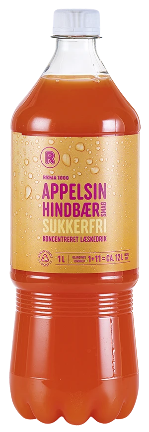 Hindbær/Appelsin