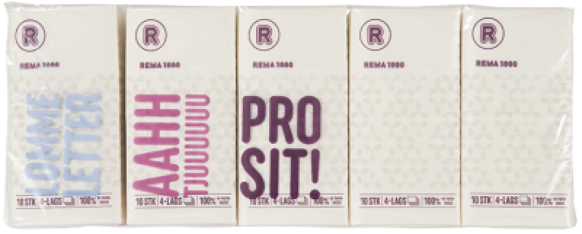 Rema 1000 Lommeletter 4-lags