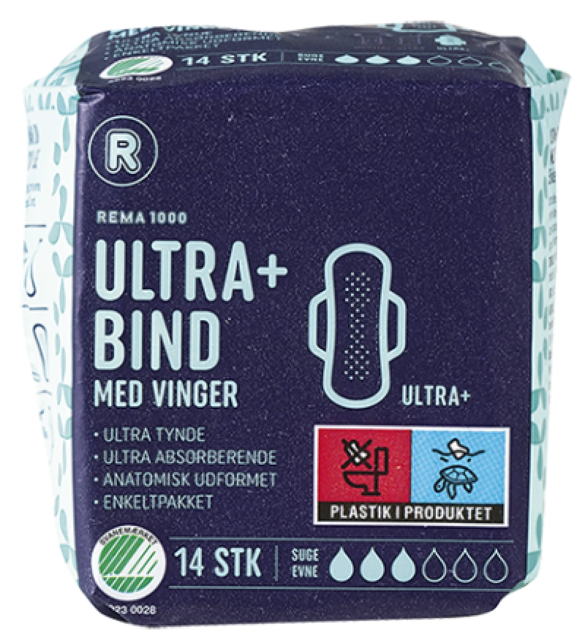 Rema1000 Ultra+ Hygiiejnebind med Vinger