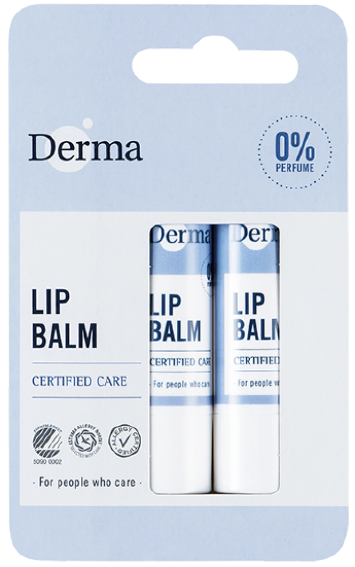 Derma, Læbepomader parfumefri