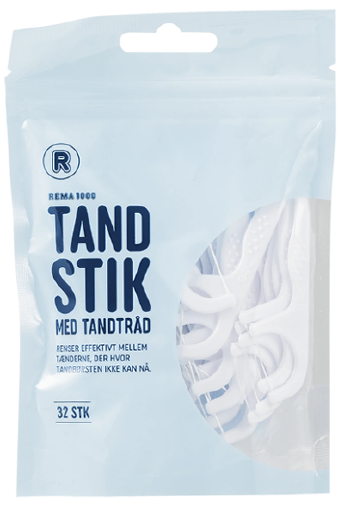 Tandstik med tandtråd