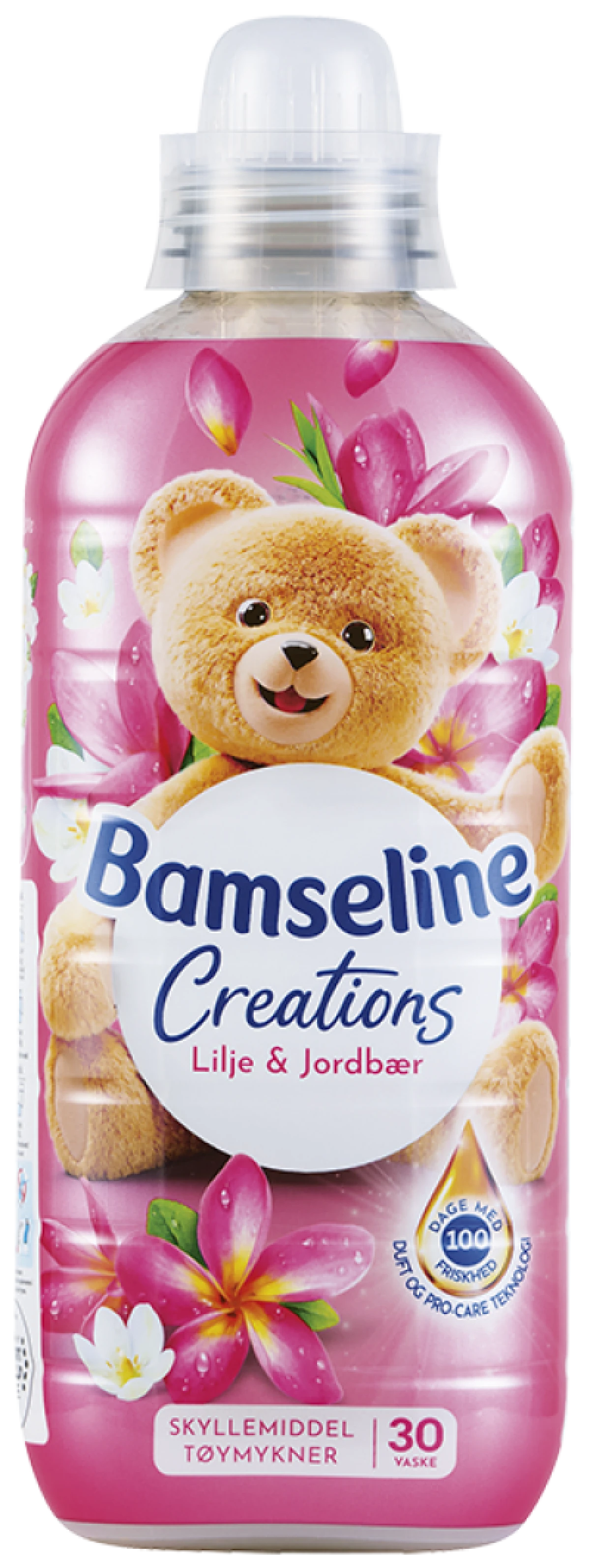 Bamseline, Skyllemiddel lilje og jordbær