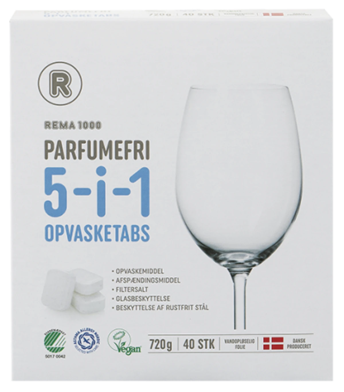 Rema 1000 Opvasketabs Parfumefri