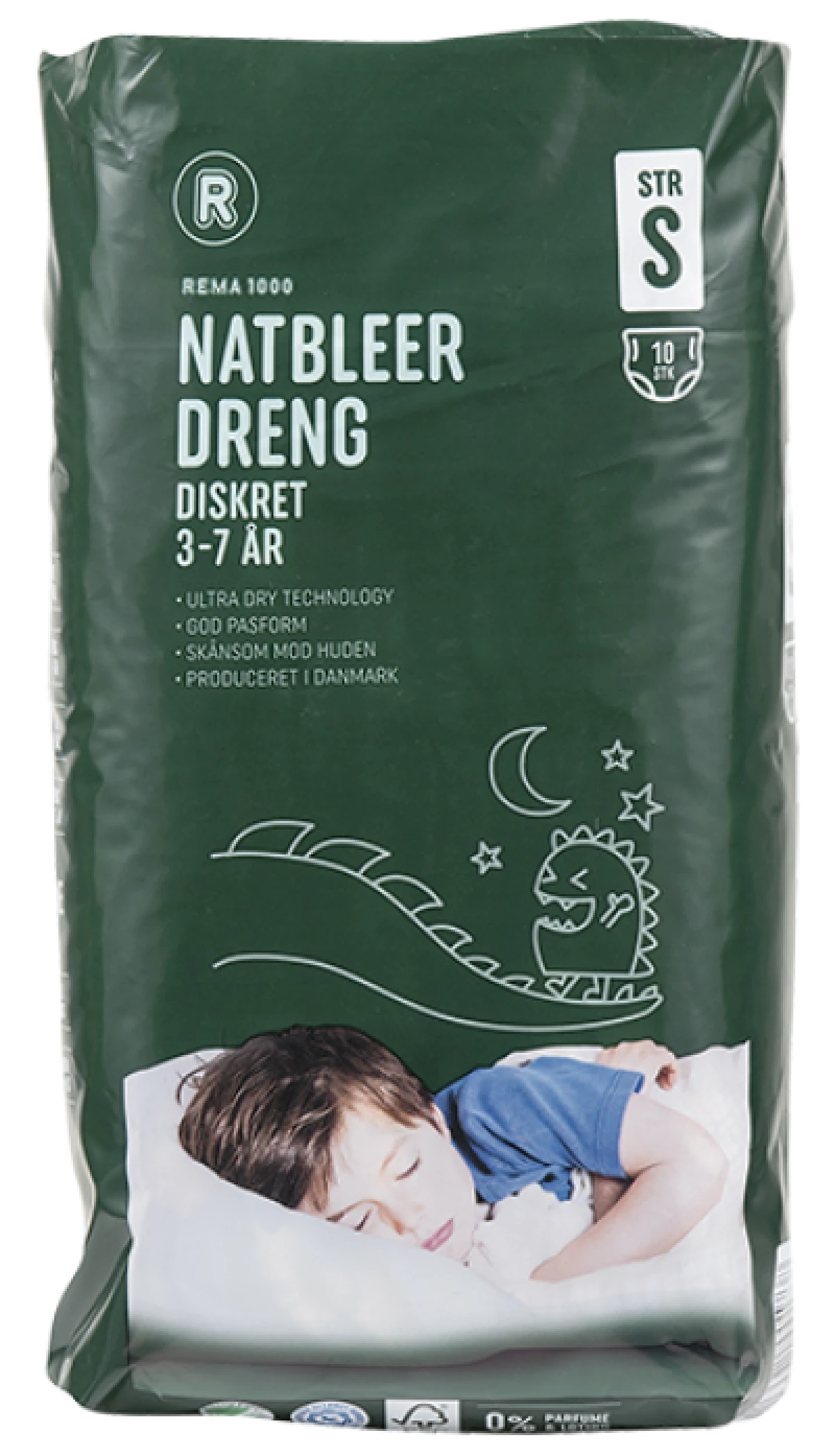 Rema 1000 Natbleer Dreng Str. S