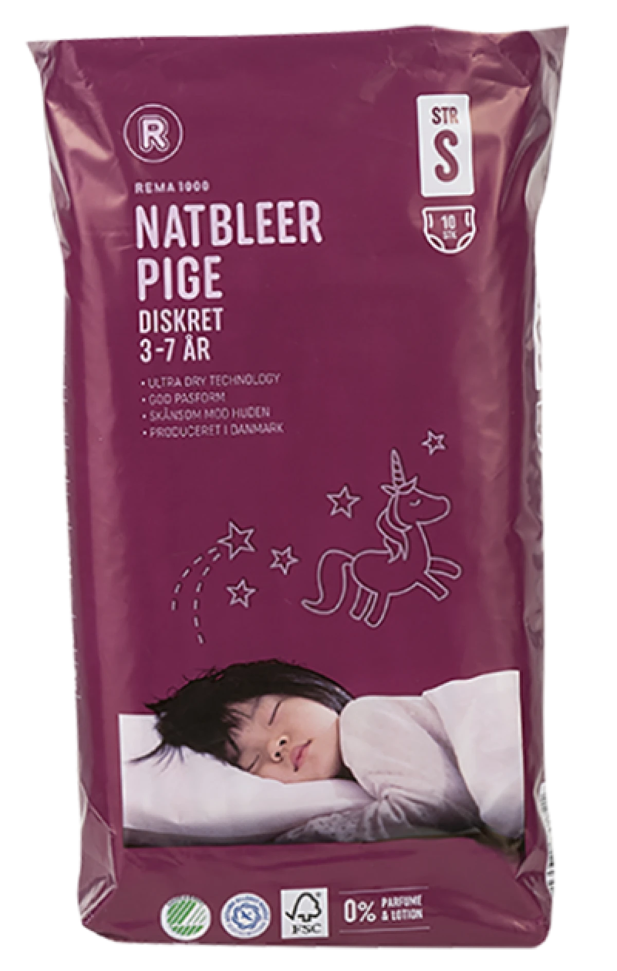 Rema 1000 Natbleer Pige Str. S