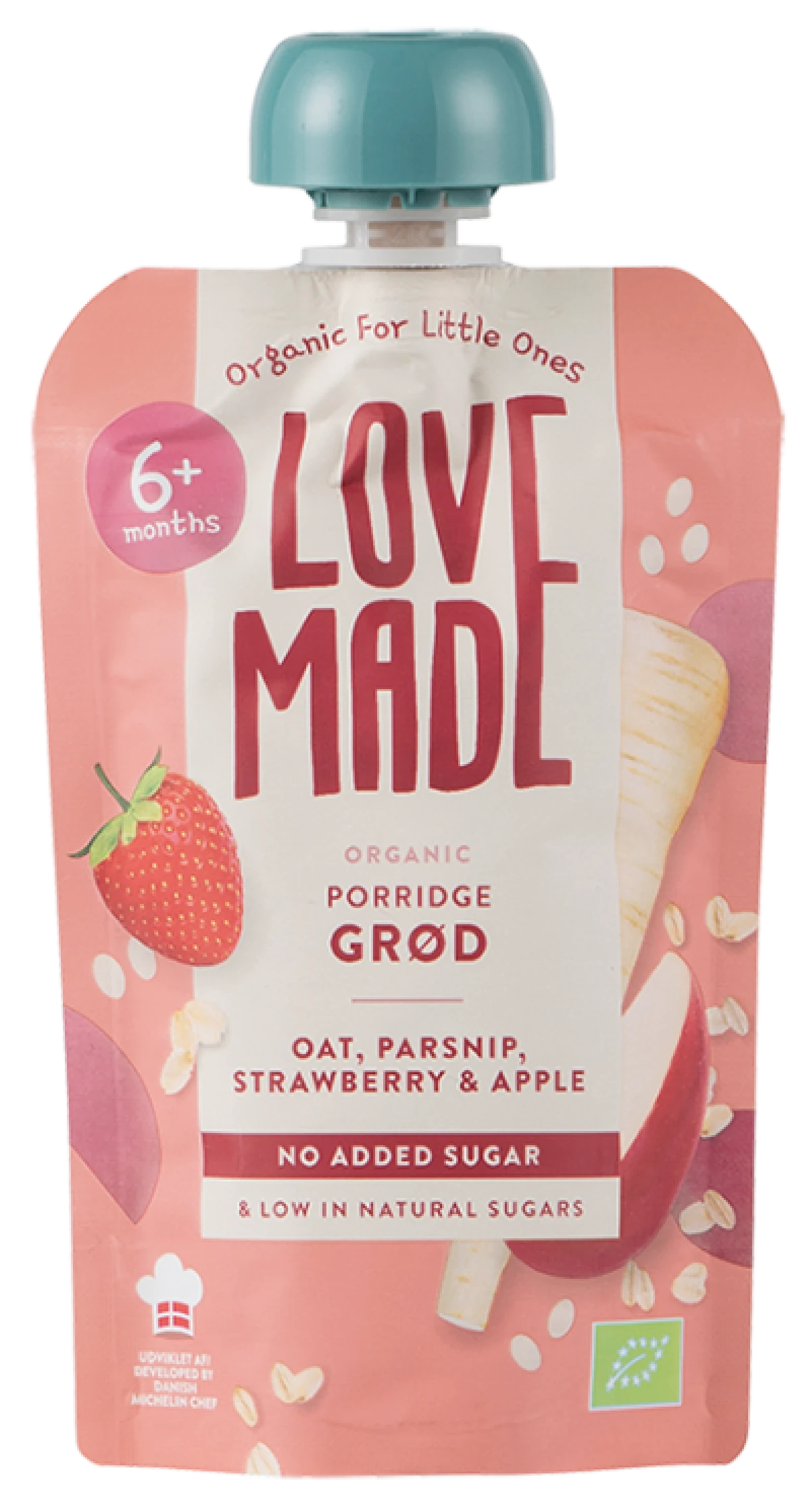 Lovemade Grød Havre & Jordbær