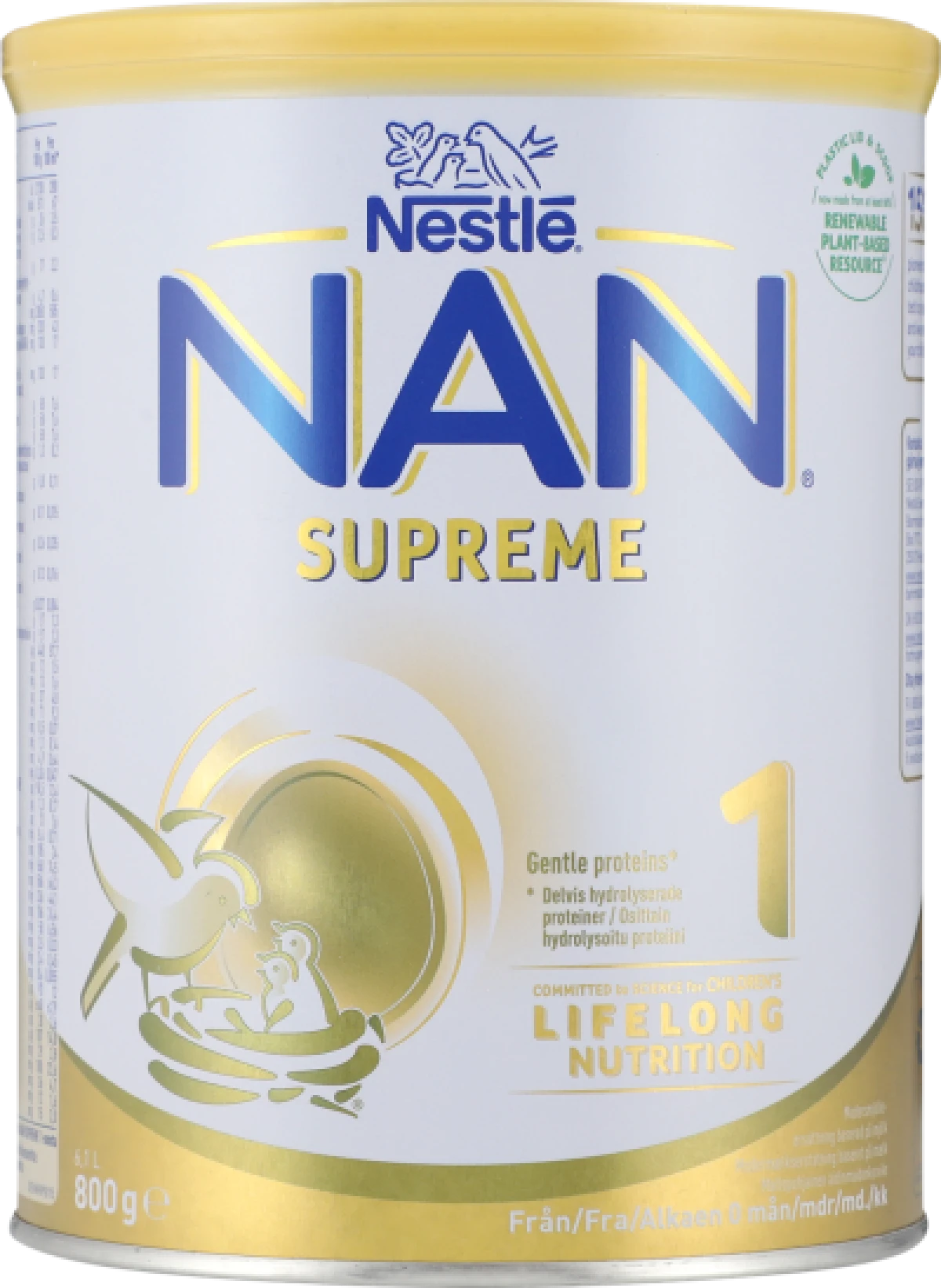 Nestlé, Modermælkserstatning fra 0 mdr.