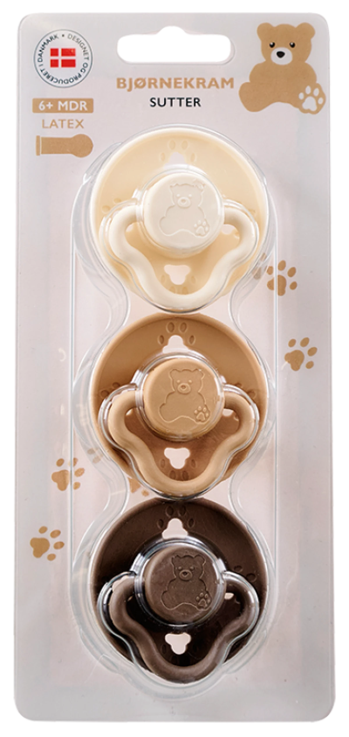 Bjørnekram Sut 6+ mdr Brun Latex