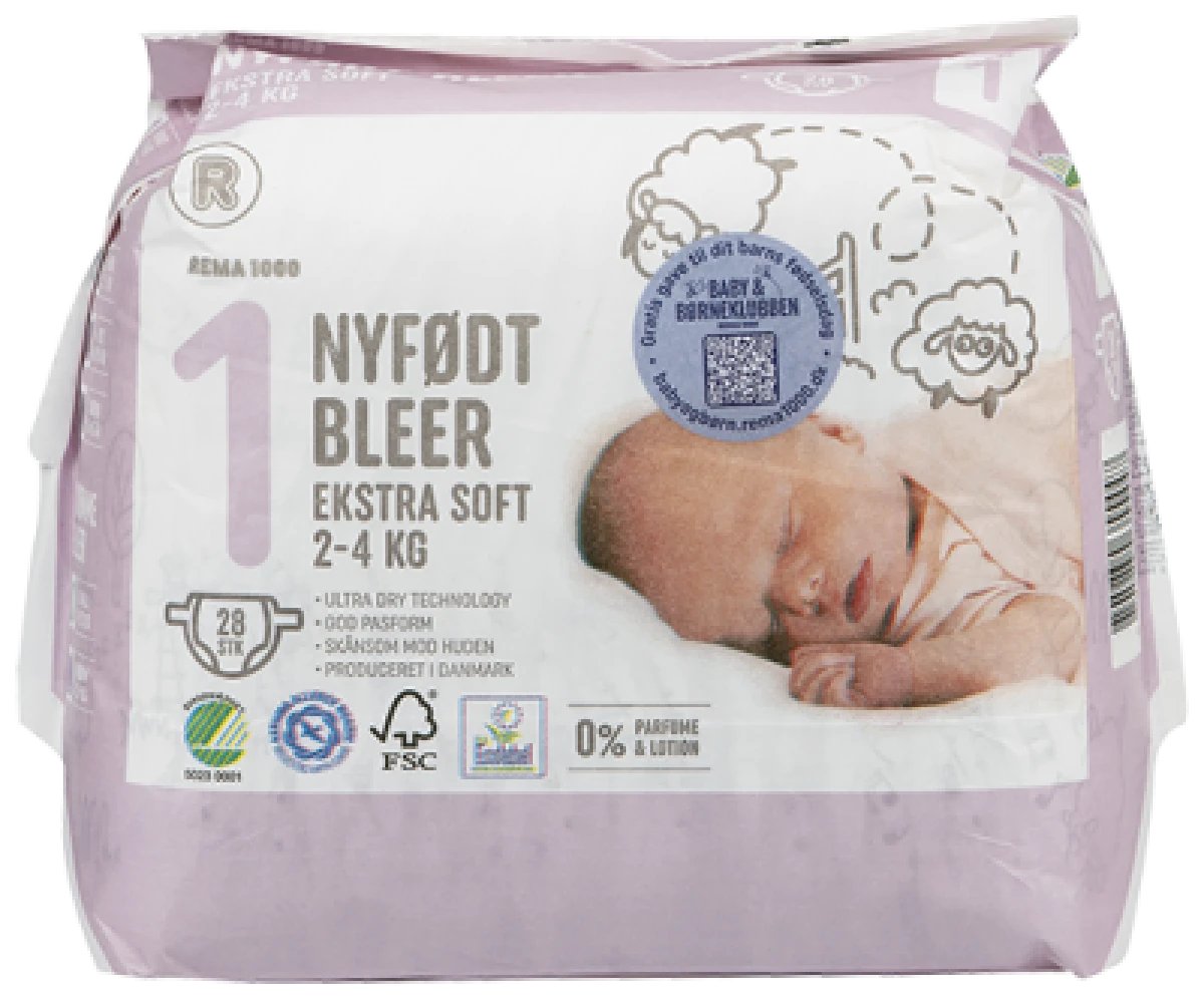 Rema 1000 Nyfødt Bleer 2