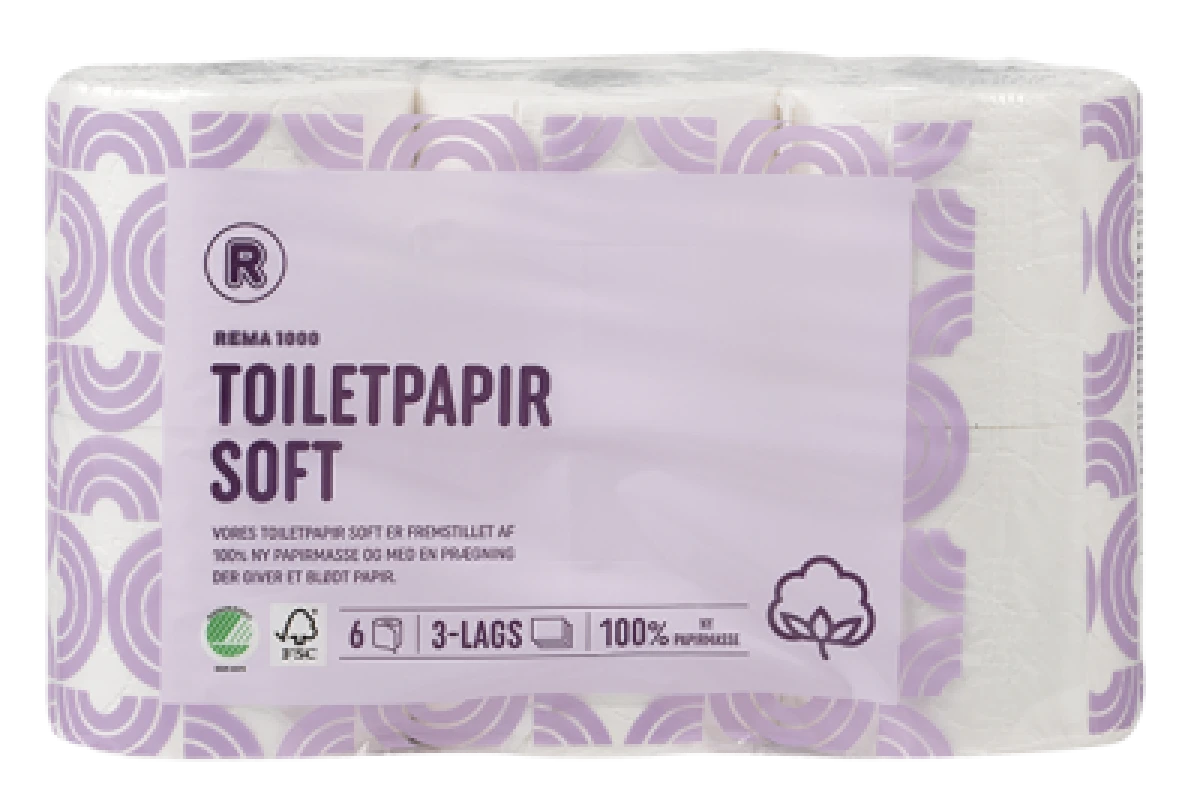 Rema 1000 Toiletpapir Soft 3-lags