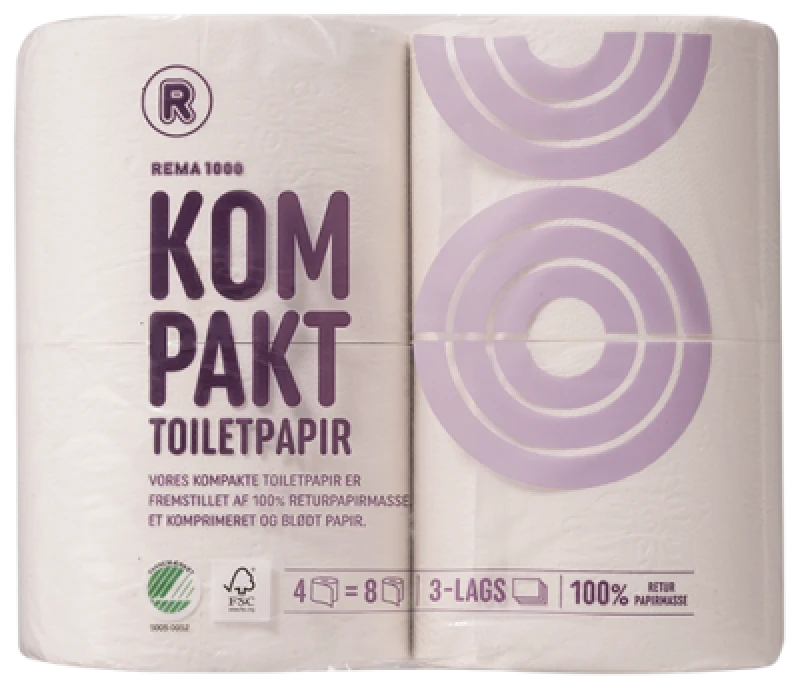 Kompakt toiletpapir