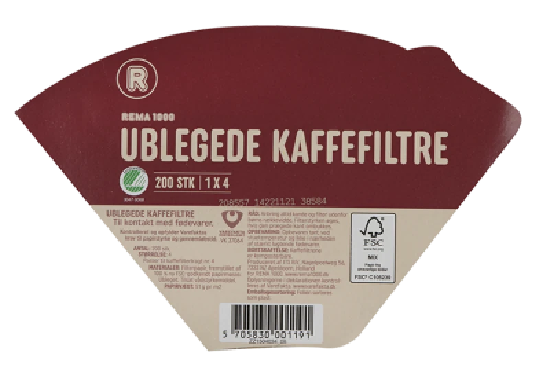 Kaffefiltre 1x4