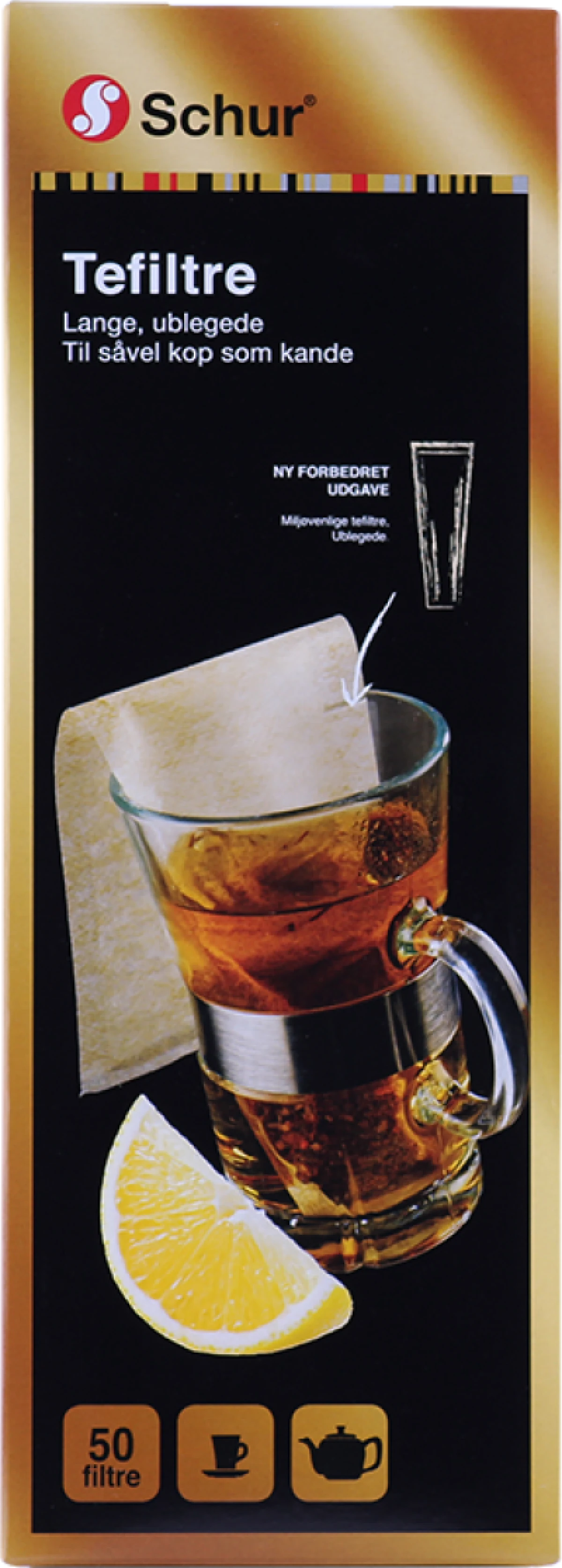 Schur Tefiltre Lange 50 stk