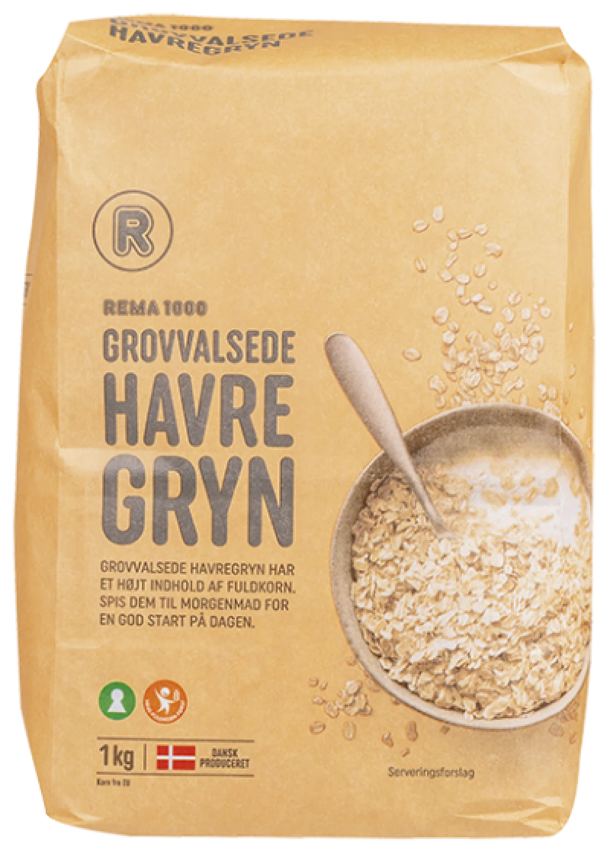Rema 1000 Havregryn Grovvalsede