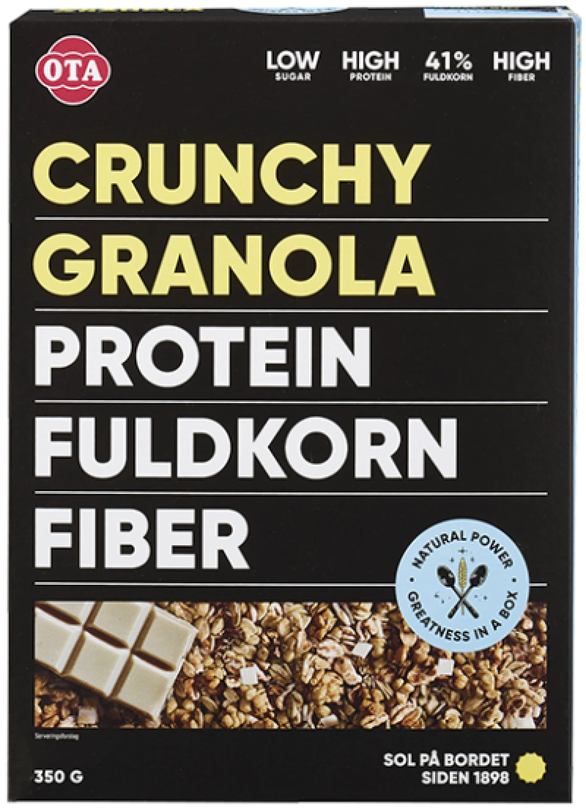 Protein Riskaker Rema PROTEIN - CRUNCHY GRANOLA fra OTA hos REMA 1000 | Goma