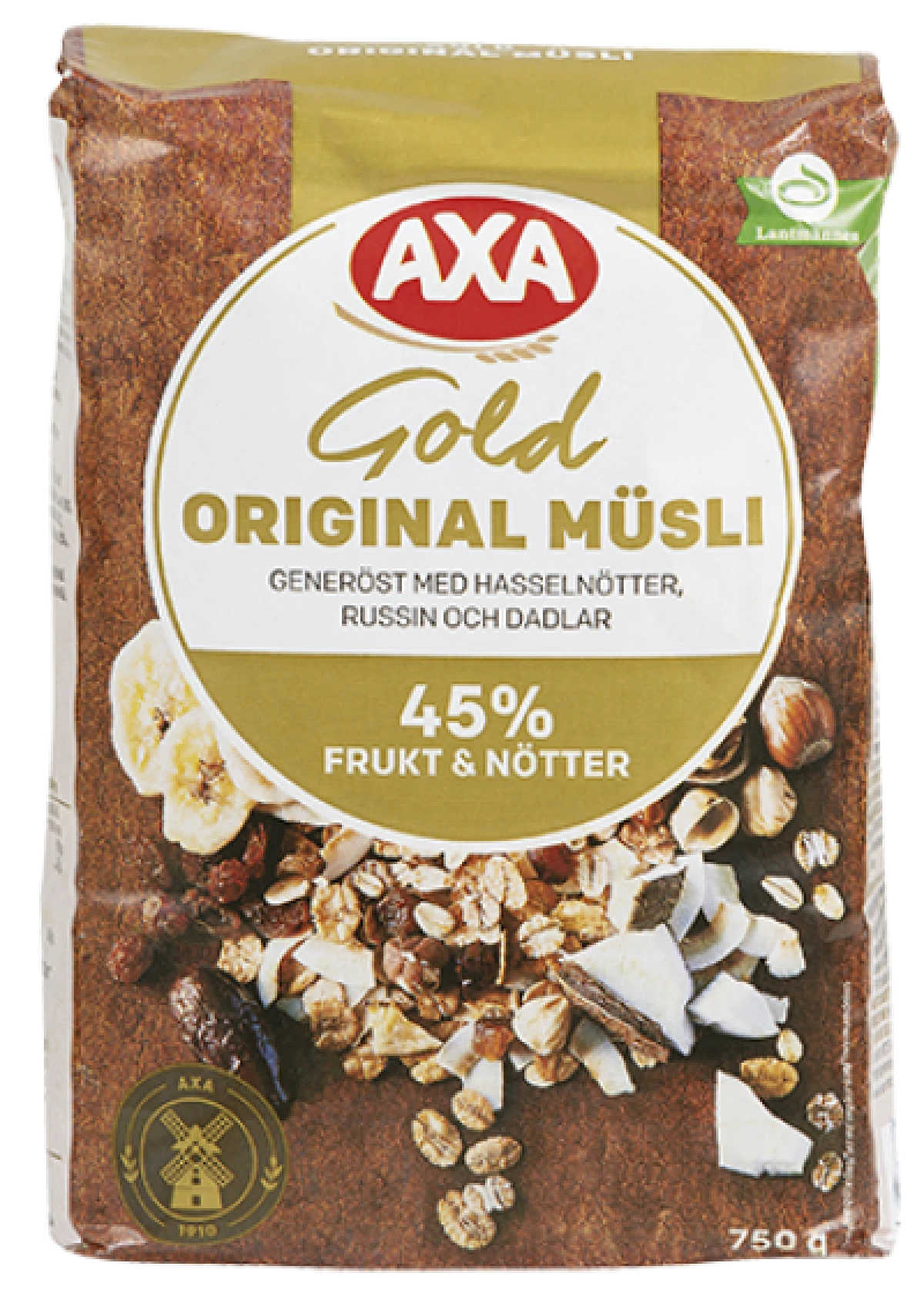 Axa F-Guld Musli, 750 Gram