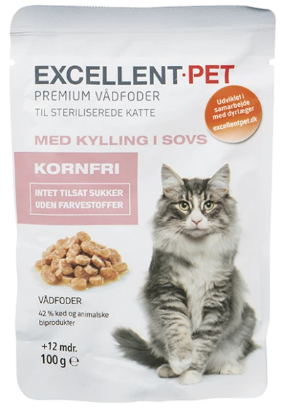 KATTEFODER, KYLLING