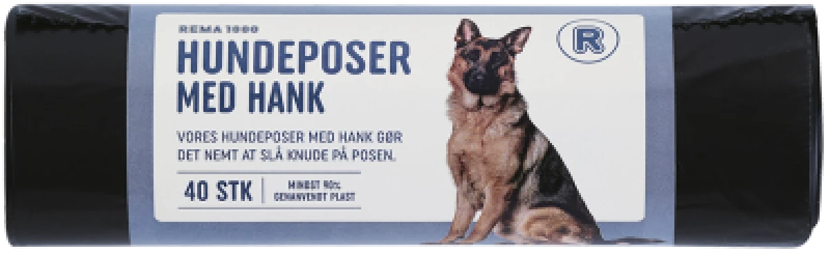 REMA 1000 Hundeposer