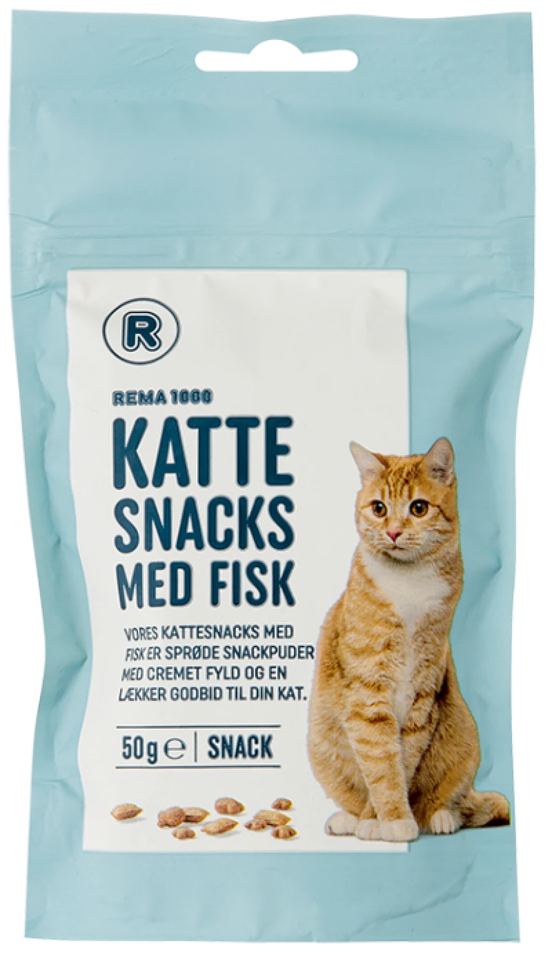 Katte snacks m/fisk