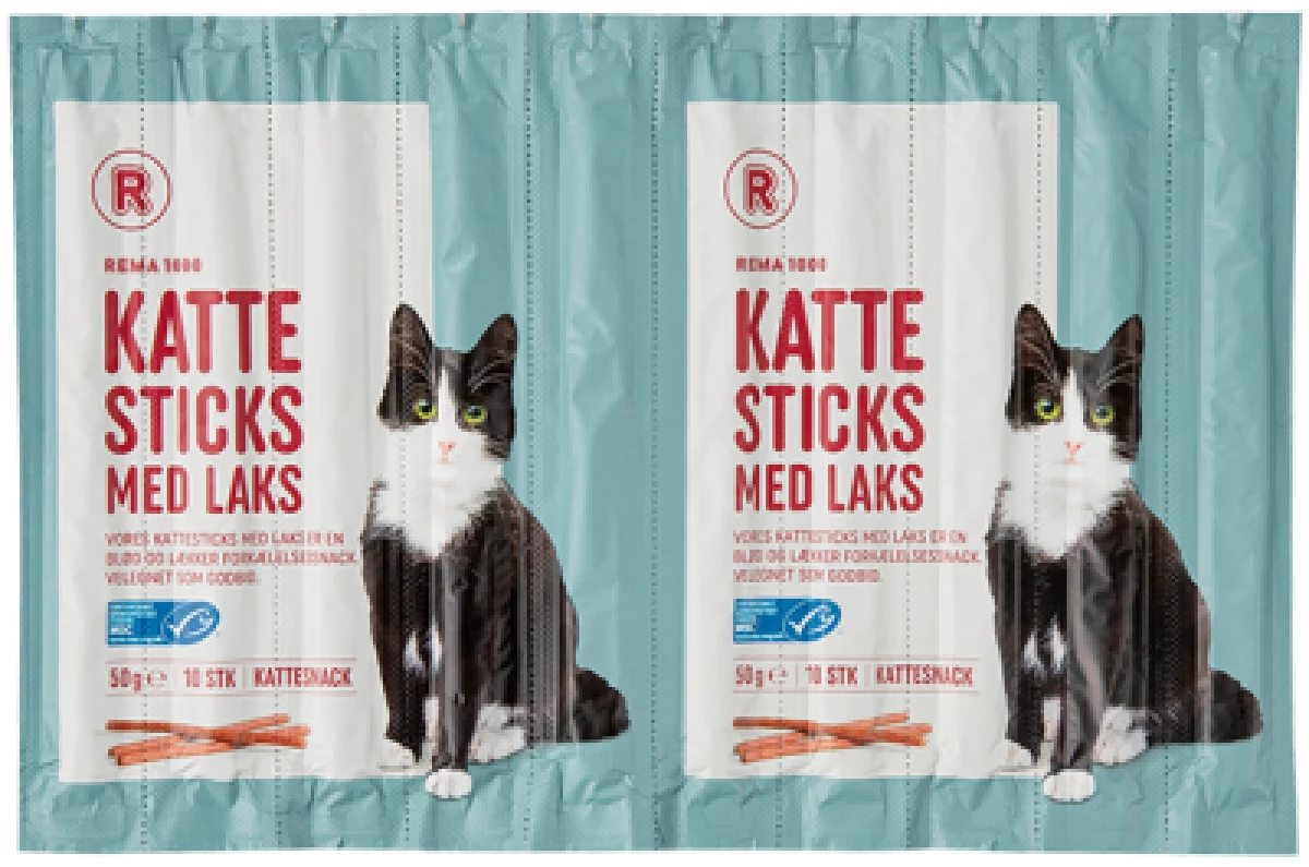 Rema 1000 Kattesticks med Fisk