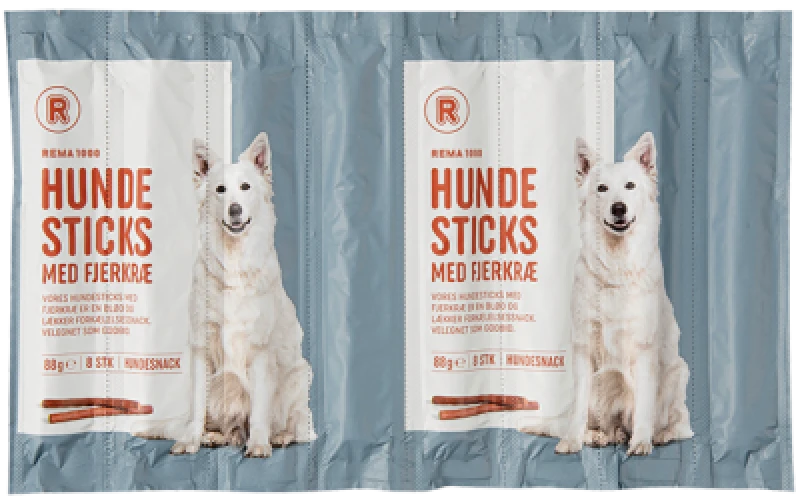 Hundesticks m/fjerkræ