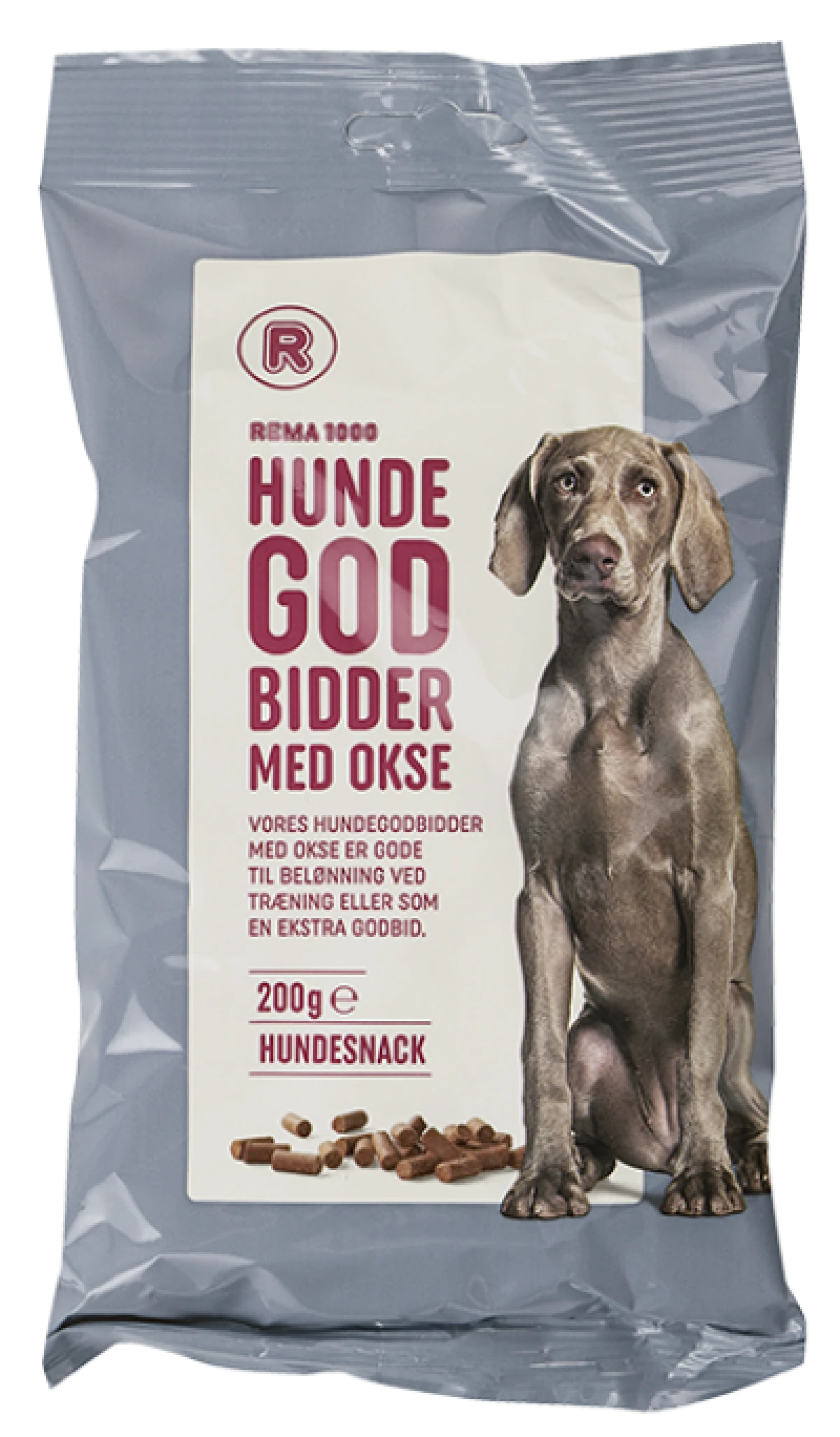 Rema 1000 Hundegodbid med okse
