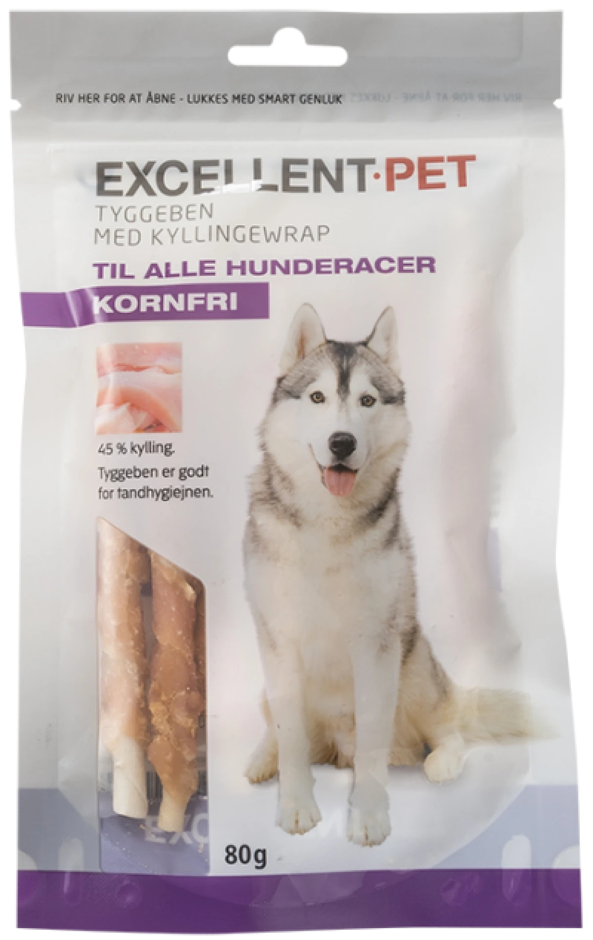 Excellent Pet Tyggeben med Kylling