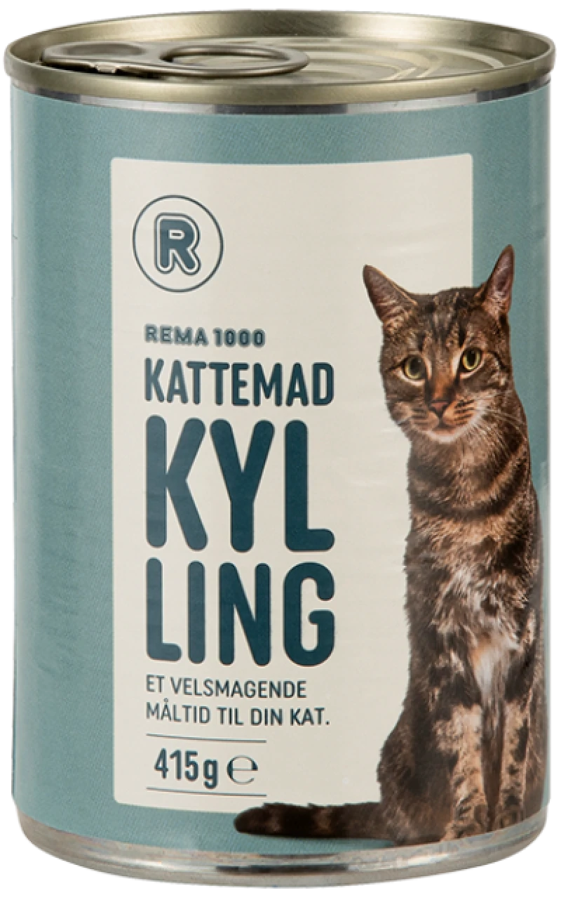 Kattemad kylling