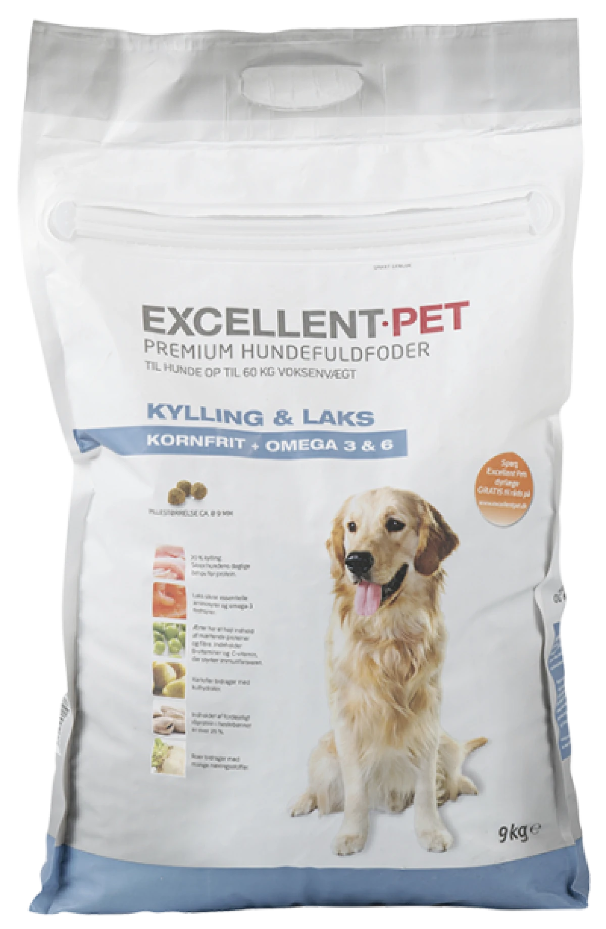 Excellent Pet Hundefuldfoder Kylling & Laks
